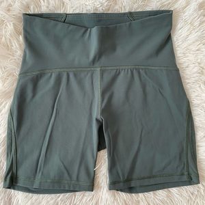 Lululemon high rise biker shorts